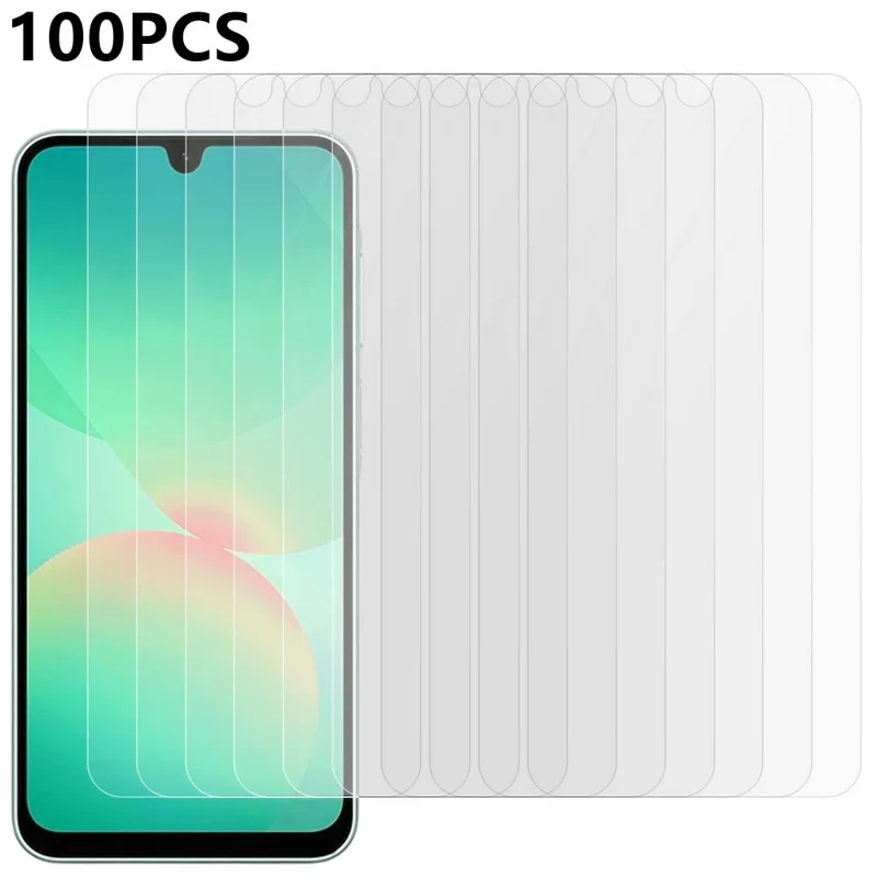 100Pcs For Samsung Galaxy A27 Screen Protector Full Glue Anti-Scratch Tempered Glass Film (NOT Complete Covering)