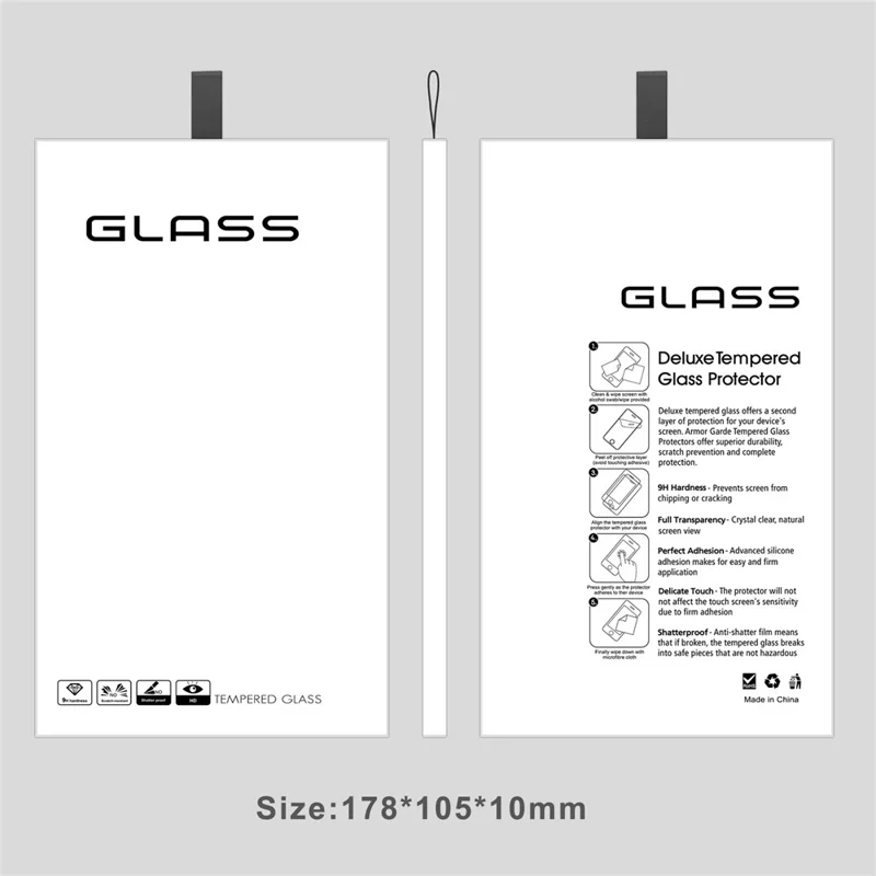 For iPhone 17 Pro Max HD Full Screen Protector 0.18 mm Ultra Thin High Aluminium-silicon Silk Printing Tempered Glass Film