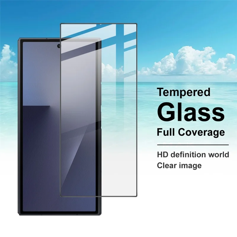 IMAK Pro+ Serie til Samsung Galaxy Z TriFold 5G, Hårdnet Glas Helskærmsskytte, Følsom Berøringsfilm