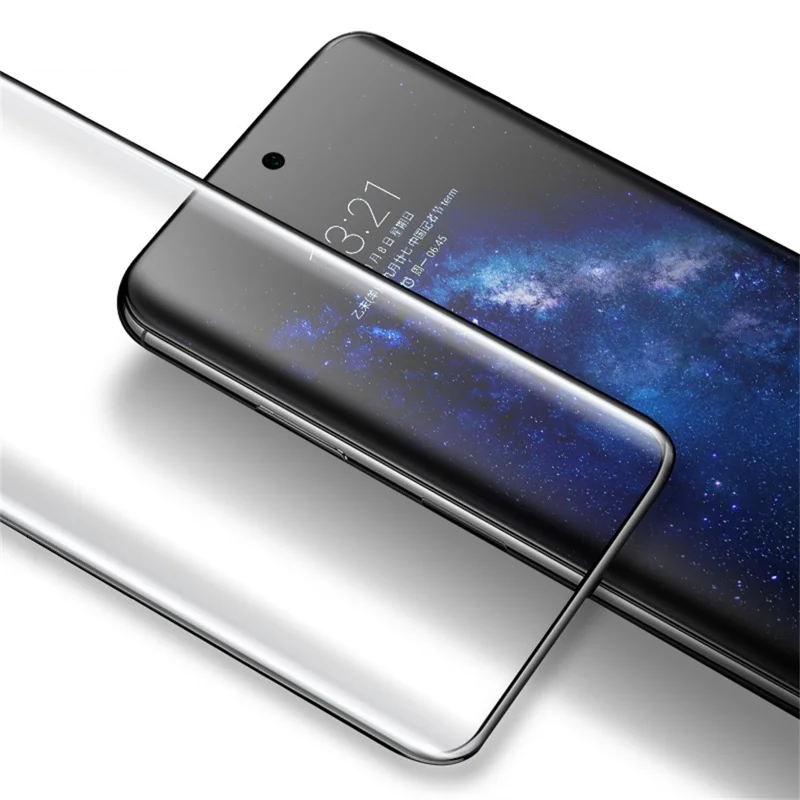 IMAK til Huawei Mate X7 skærmprotector, fuld dækning, fuld lim, 3D buet tempersglasfilm med positioneringsramme