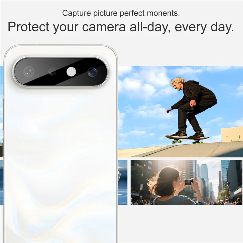 IMAK For vivo X300 FE 5G / S50 Pro mini 5G Camera Lens Protector Tempered Glass HD Clear Full Cover Lens Film (Black Version)