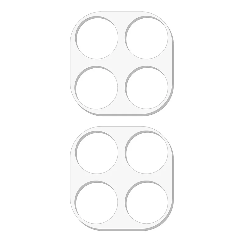 2 Pezzi per Xiaomi Redmi Note 15 5G (Global) / 15 4G (Global) Protezione Obiettivo Fotocamera in Vetro Temperato con Bordo Curvo 3D Anti-Graffio - Trasparente