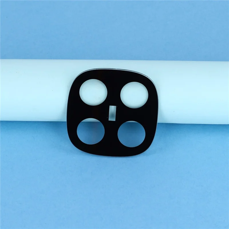 2 Pezzi per Xiaomi Redmi Note 15 5G (Global) / 15 4G (Global) Protezione Obiettivo Fotocamera Pellicola Obiettivo con Stampa Serigrafica Bordo 3D - Nero