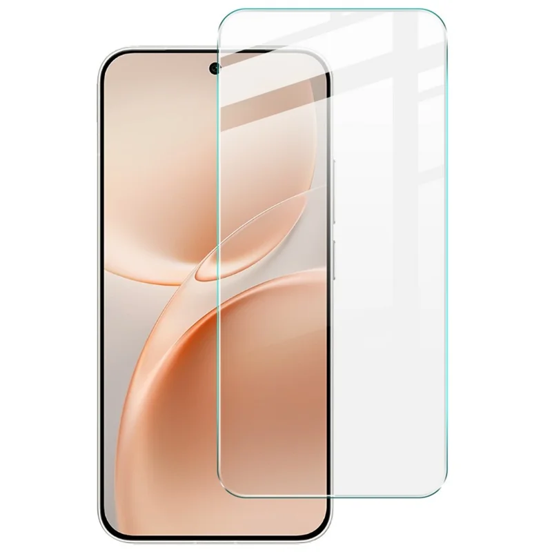 IMAK H Series til vivo S50 5G Skærmværn, Hærdet Glasfilm (ikke komplet dækning) (fingeraftryksgodkendelse) – Transparent