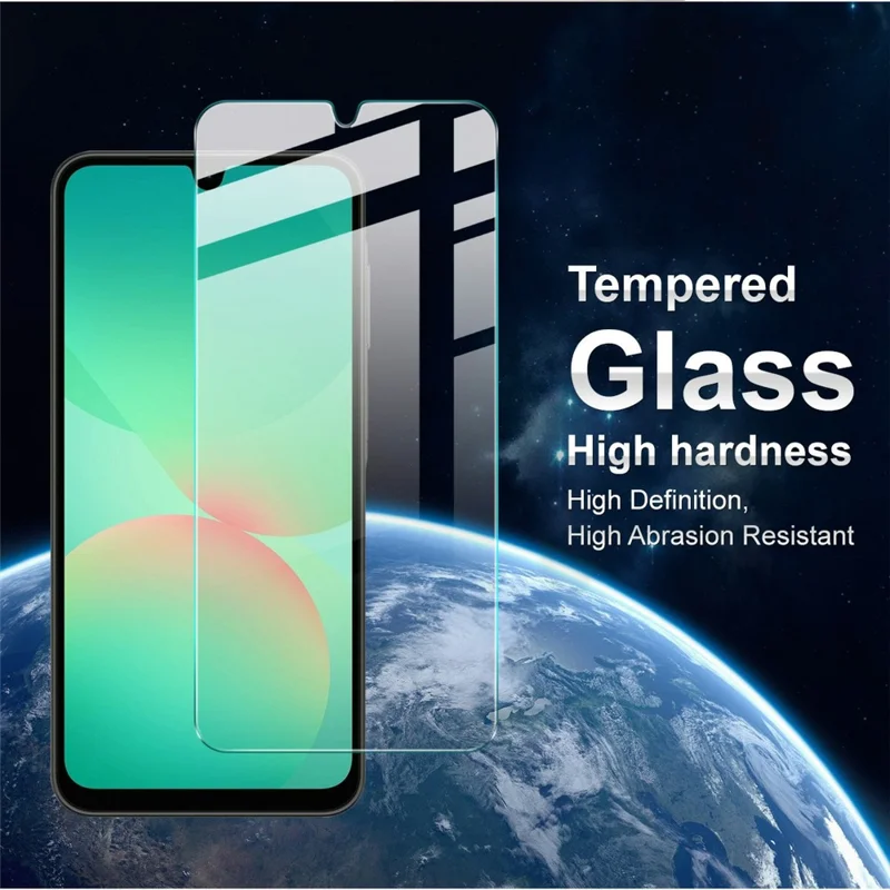 IMAK Serie H Per Samsung Galaxy A27 Protettore Schermo in Vetro Temperato Protezione Antiurto (Non Copertura Completa) - Trasparente