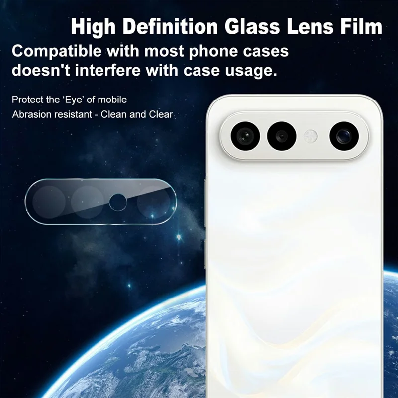 IMAK For vivo X300 FE 5G / S50 Pro mini 5G Camera Lens Protector Slim Tempered Glass Full Coverage Lens Film - Transparent