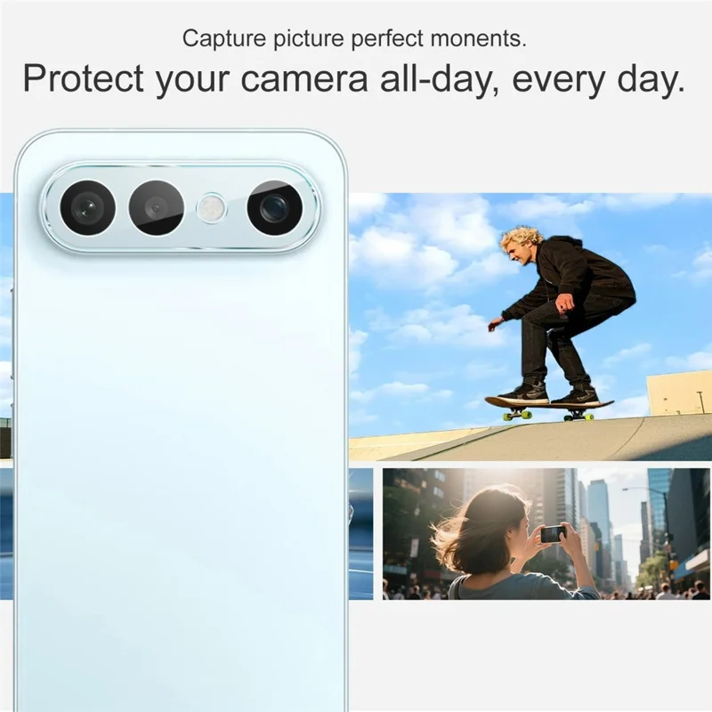 IMAK For vivo X300 FE 5G / S50 Pro mini 5G Camera Lens Protector Slim Tempered Glass Full Coverage Lens Film - Transparent