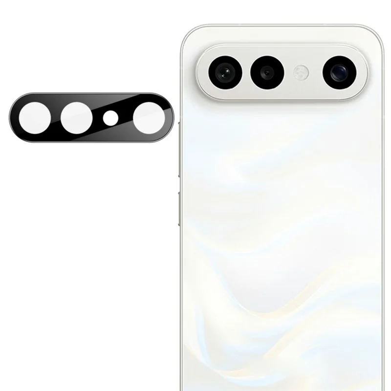IMAK For vivo X300 FE 5G / S50 Pro mini 5G Tempered Glass Full Cover Camera Lens Protector with Self Positioning Frame - Black
