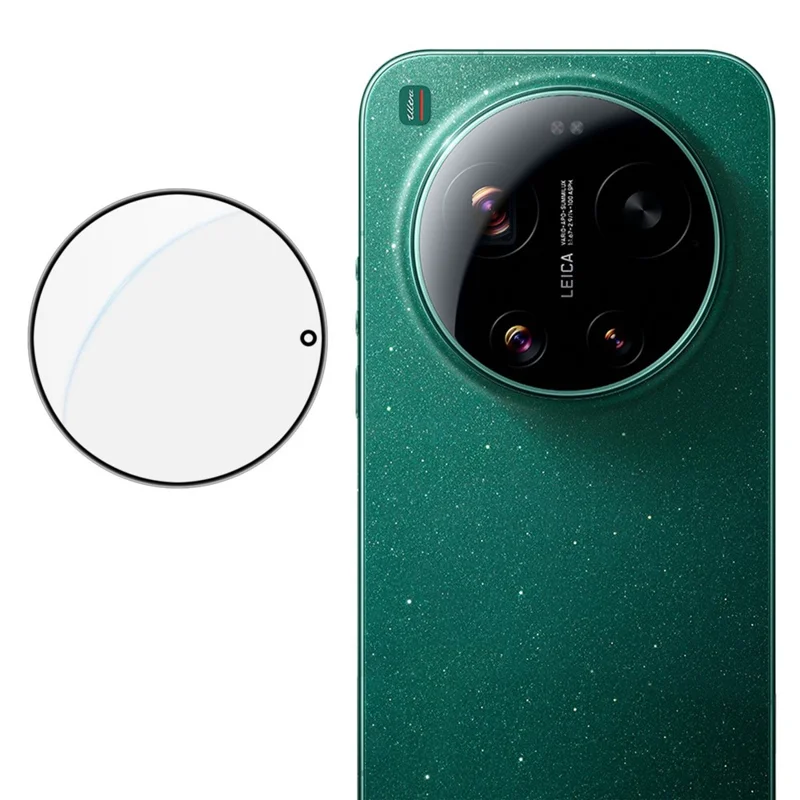 IMAK For Xiaomi 17 Ultra 5G / 17 Ultra by Leica Camera Lens Protector Tempered Glass Full Cover Lens Film with Self Positioning Frame - Transparent