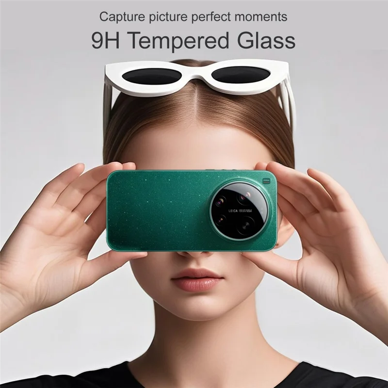 IMAK For Xiaomi 17 Ultra 5G / 17 Ultra by Leica Camera Lens Protector Tempered Glass Full Cover Lens Film with Self Positioning Frame - Transparent