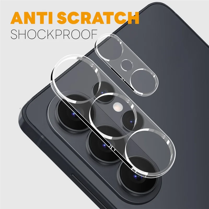 NORTHJO For Samsung Galaxy S26 Ultra Camera Lens Protector Tempered Glass HD Clear 3D Full Coverage - Transparent