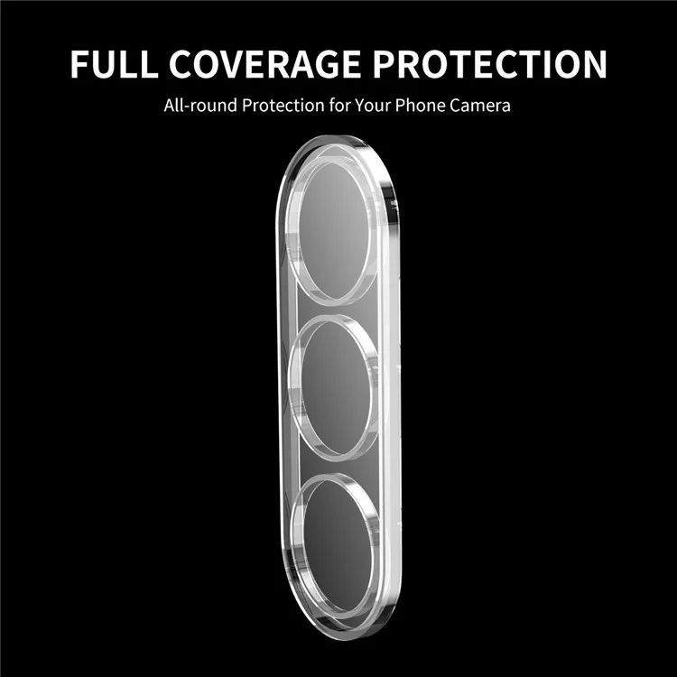 Enkay Hat-prince Pour Samsung Galaxy S23 Plus Clear Camera Lens Protector Couvercle Complet Film de Lentille en Verre Trempé Anti-rayures