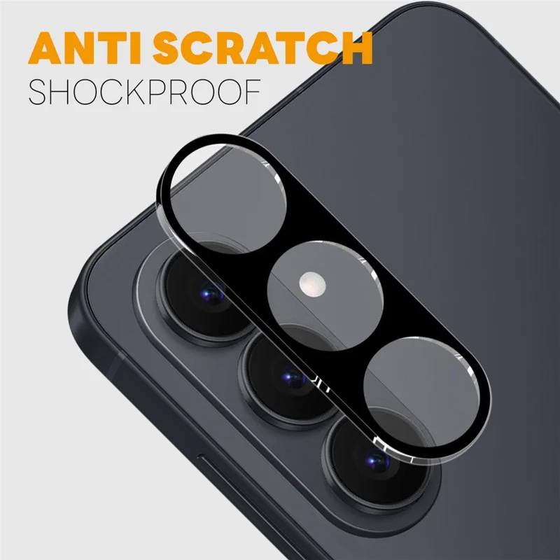 NORTHJO For Samsung Galaxy S26 Camera Lens Protector Silk Printing 3D Clear Full Screen Tempered Glass Lens Film