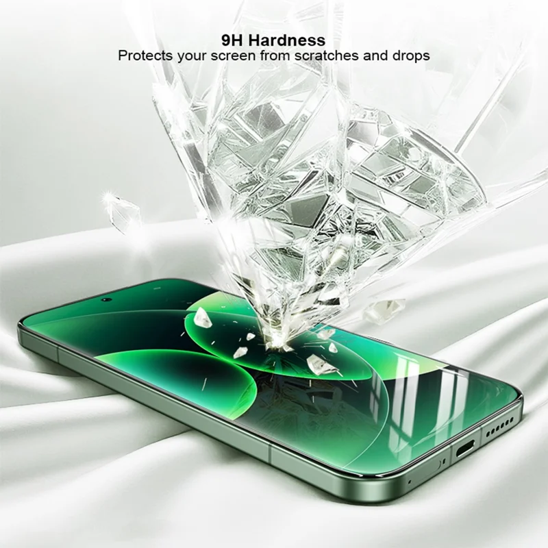 XUNDD XDTG-004 For Xiaomi 17 / 17 Pro Full Screen Protector Full Glue 0.25MM 2.5D HD High Aluminium-Silicon Glass Film (Fingerprint Unlock)