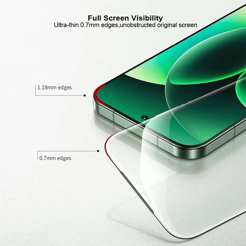 XUNDD XDTG-004 For Xiaomi 17 / 17 Pro Full Screen Protector Full Glue 0.25MM 2.5D HD High Aluminium-Silicon Glass Film (Fingerprint Unlock)