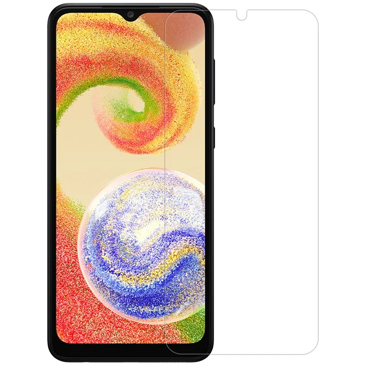 NILLKIN H Serie für Samsung Galaxy A04e 4G / F04 4G / M04 4G / A04 4G (164,4 x 76,3 x 9,1 mm) / A04s 4G (164,7 x 76,7 x 9,1 mm) Ultra-klarer Bildschirmschutz, explosionsgeschützt, Displayschutzfolie aus gehärtetem Glas