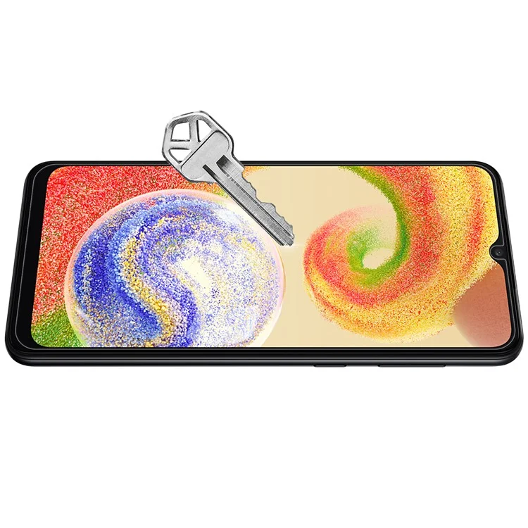 NILLKIN H Serie für Samsung Galaxy A04e 4G / F04 4G / M04 4G / A04 4G (164,4 x 76,3 x 9,1 mm) / A04s 4G (164,7 x 76,7 x 9,1 mm) Ultra-klarer Bildschirmschutz, explosionsgeschützt, Displayschutzfolie aus gehärtetem Glas