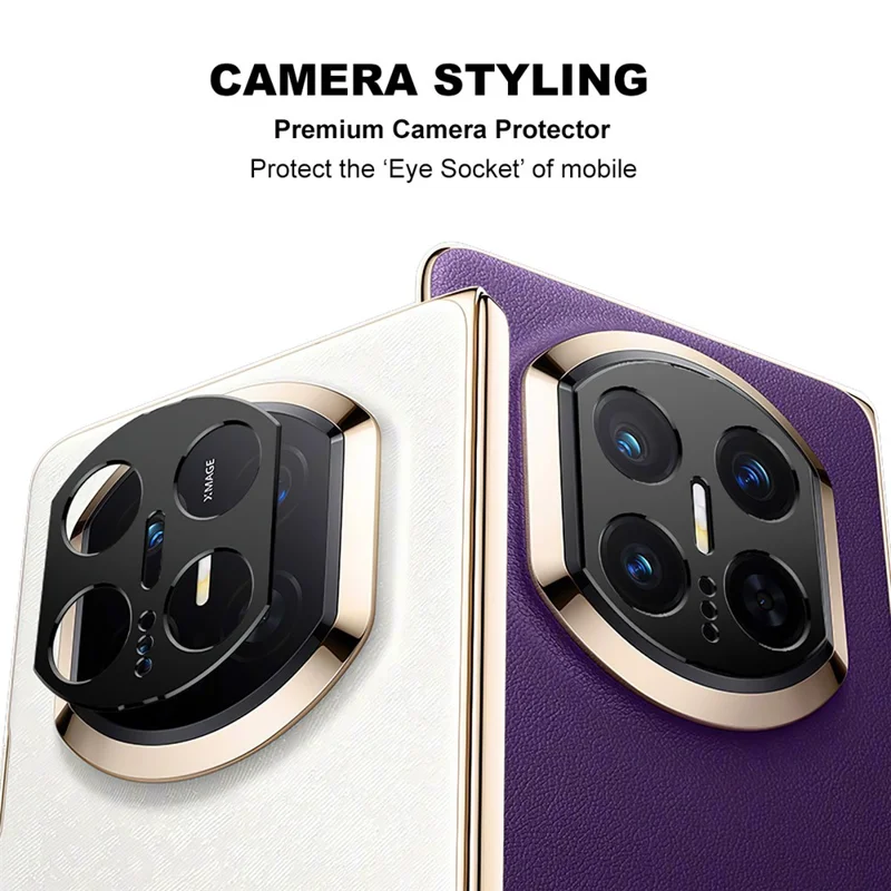 IMAK For Huawei Mate X7 Metal Camera Lens Protector Lens Protective Cover - Black