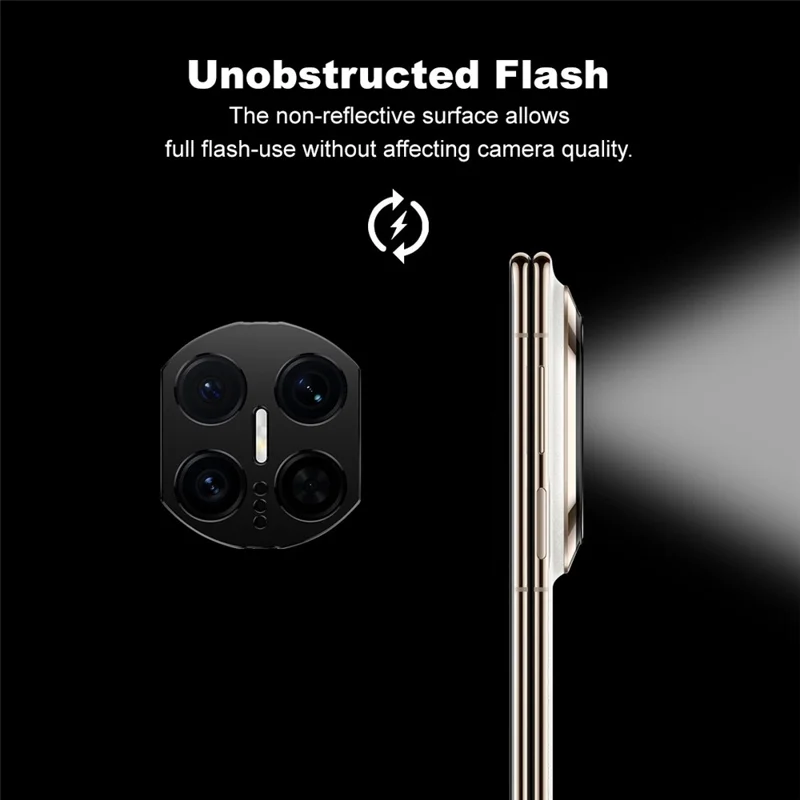 IMAK For Huawei Mate X7 Metal Camera Lens Protector Lens Protective Cover - Black