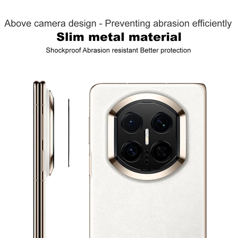 IMAK For Huawei Mate X7 Metal Camera Lens Protector Lens Protective Cover - Black