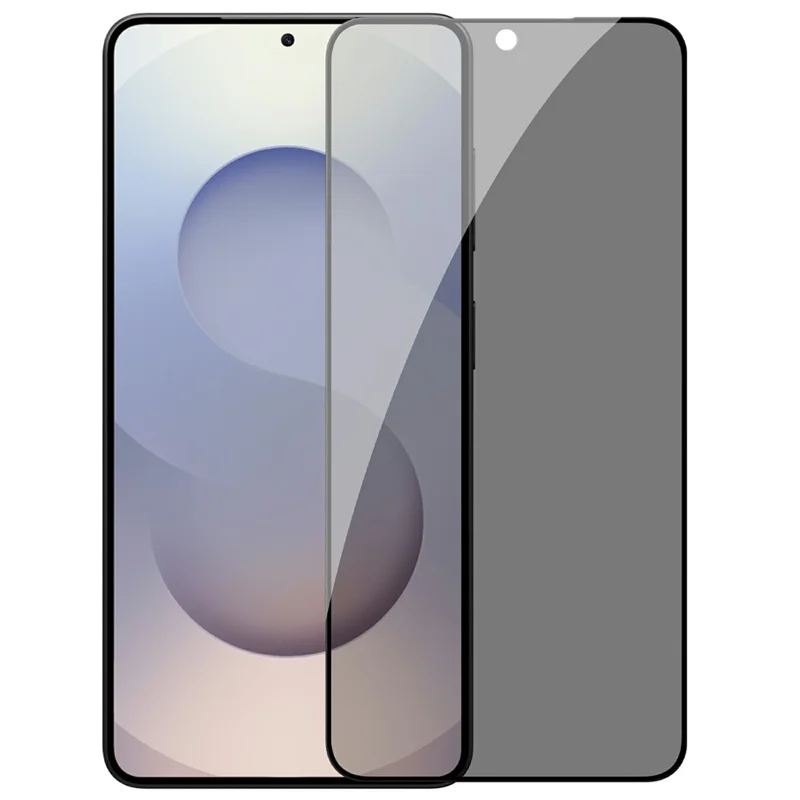NILLKIN til Samsung Galaxy S26, skærmværn mod udspionering, kradsetækkende AGC glas, fuld dækningsfilm