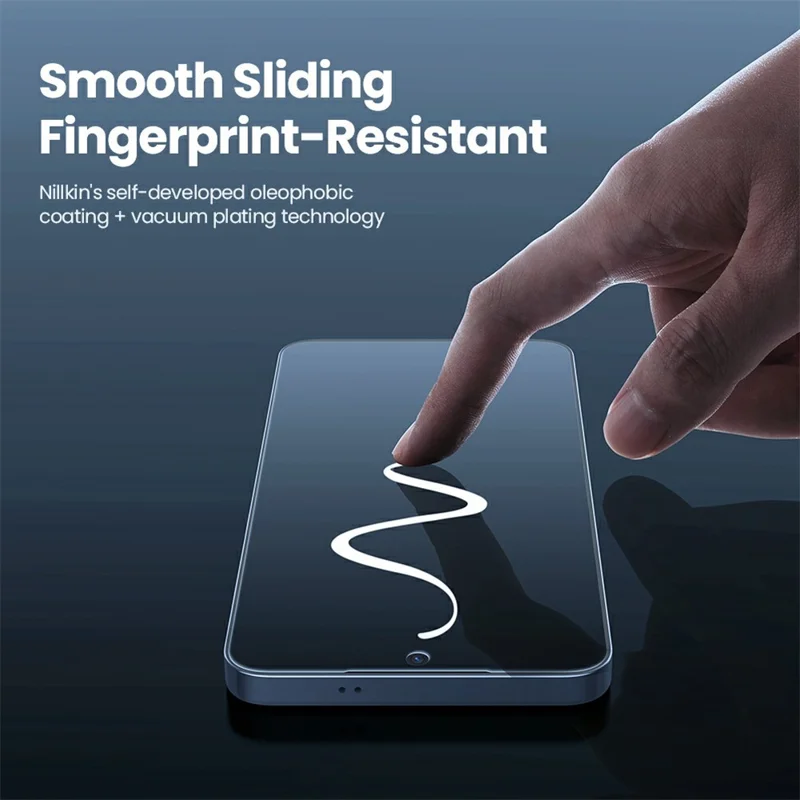 NILLKIN til Samsung Galaxy S26, skærmværn mod udspionering, kradsetækkende AGC glas, fuld dækningsfilm