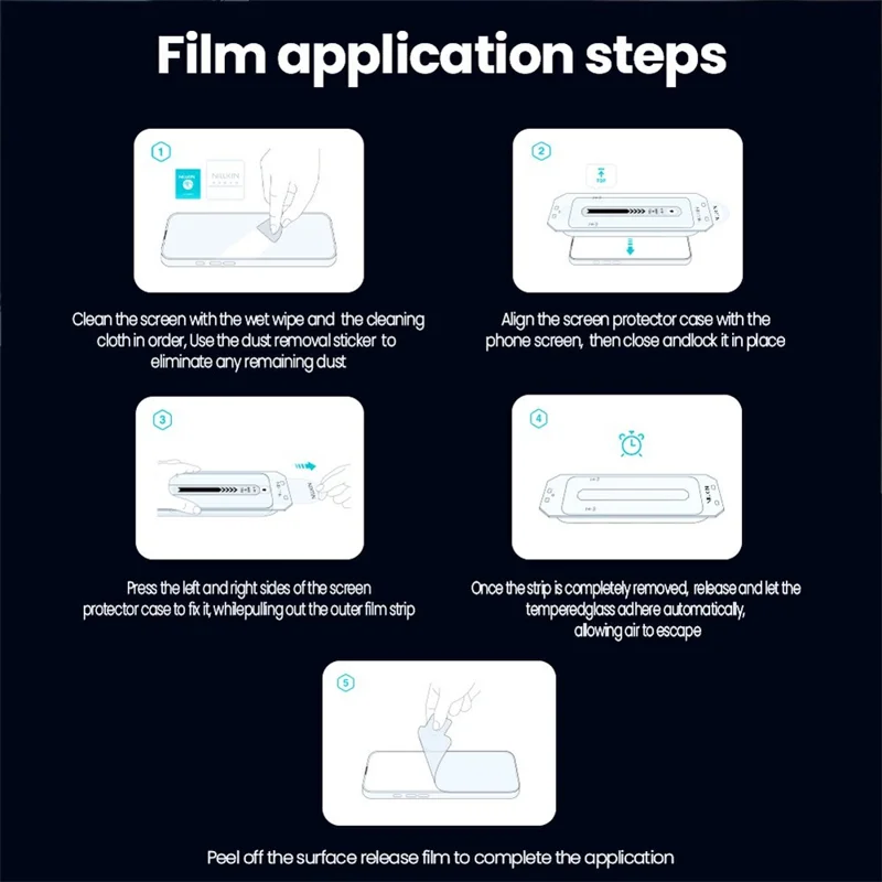 NILLKIN til Samsung Galaxy S26, skærmværn mod udspionering, kradsetækkende AGC glas, fuld dækningsfilm