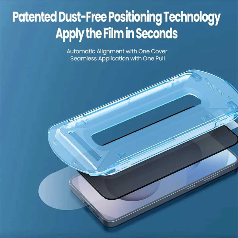 NILLKIN til Samsung Galaxy S26, skærmværn mod udspionering, kradsetækkende AGC glas, fuld dækningsfilm
