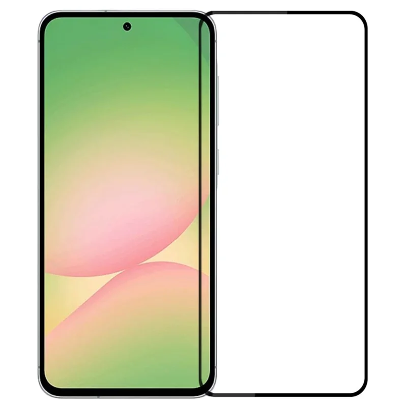 For Samsung Galaxy A37 5G Screen Protector MOFI 9H Full Glue Full Coverage High Aluminum-Silicon Glass Film - Black