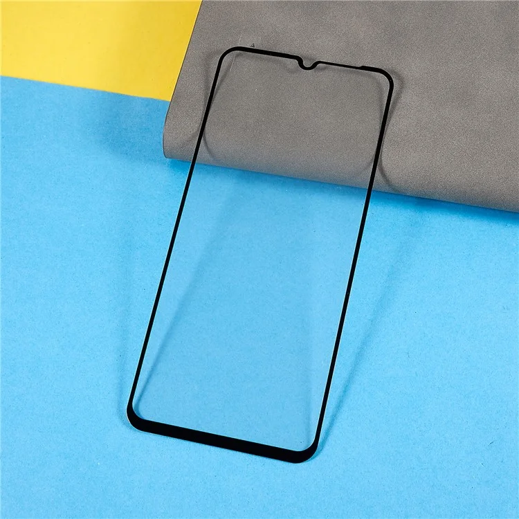 Silk Printing Tempered Glass Film for Samsung Galaxy A14 5G / A14 4G Anti-explosion HD Clear Full Screen Protector (Full Glue)