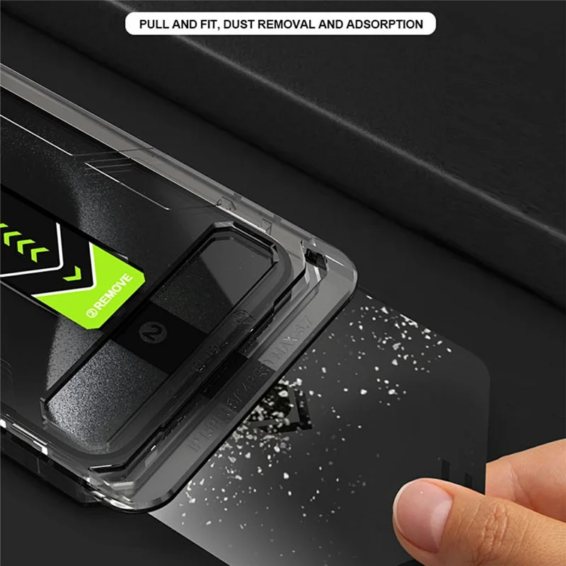 Bulk Purchasing For Samsung Galaxy S26+ Full Screen Protector Full Glue HD High Aluminium-silicon Glass Film with Installation Tool (Fingerprint Unlock) - Transparent