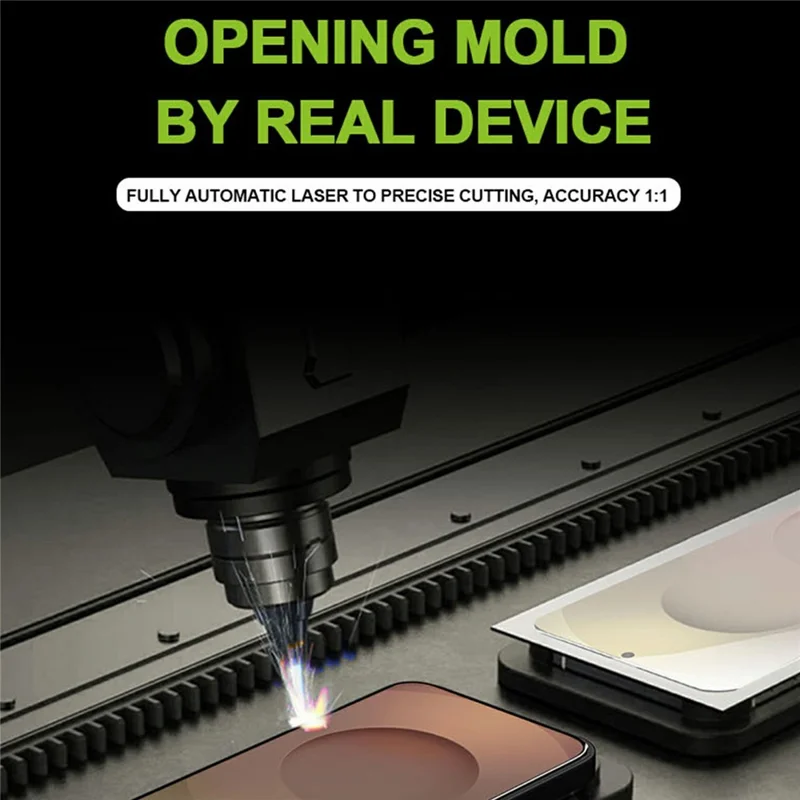 Bulk Purchasing For Samsung Galaxy S26+ Full Screen Protector Full Glue HD High Aluminium-silicon Glass Film with Installation Tool (Fingerprint Unlock) - Transparent