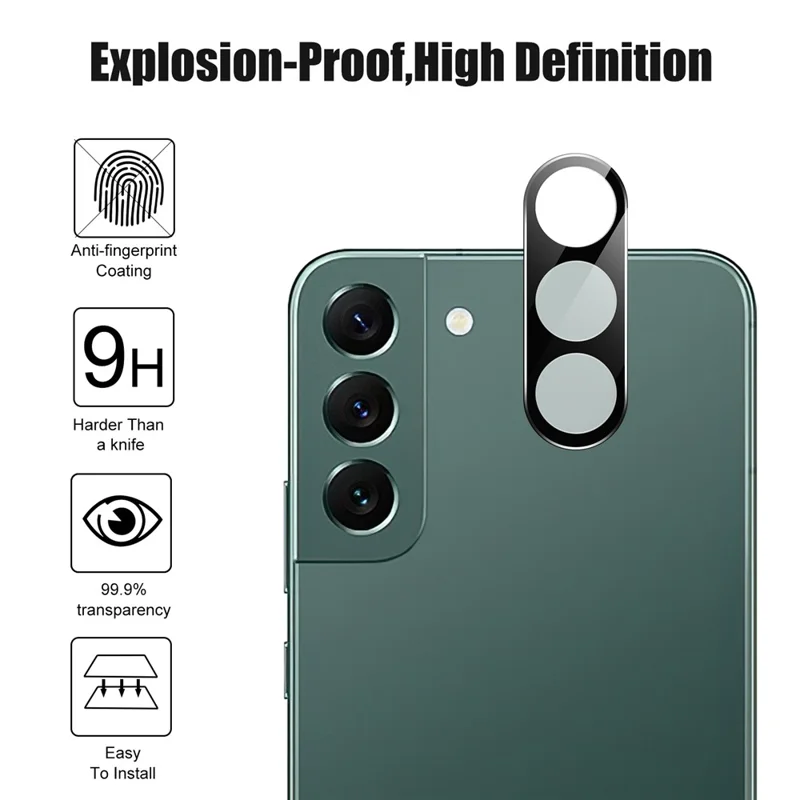 For Samsung Galaxy S23 Shatter-Proof HD Tempered Glass Ultra Clear Camera Lens Protector Film
