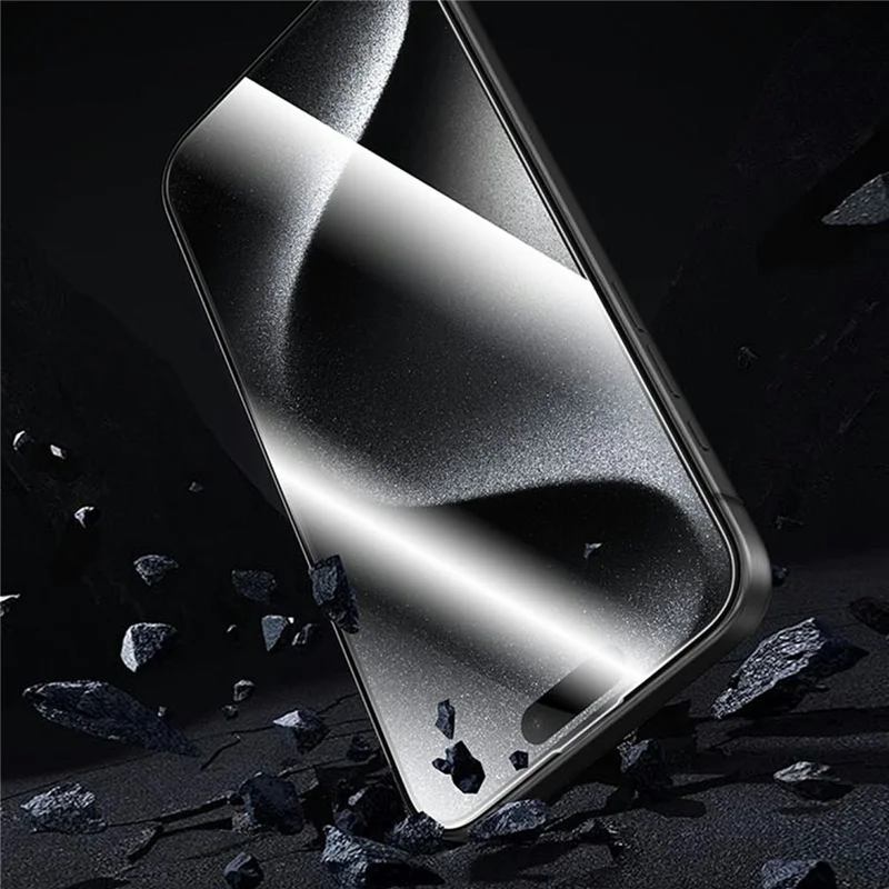 Großhandelskauf für iPhone 17 / 16 Pro Vollbildschirmschutz Vollklebe-Seidendruck HD Hochfestes Aluminium-Silizium-Glas-Folie mit Staubentfernungs-Tool