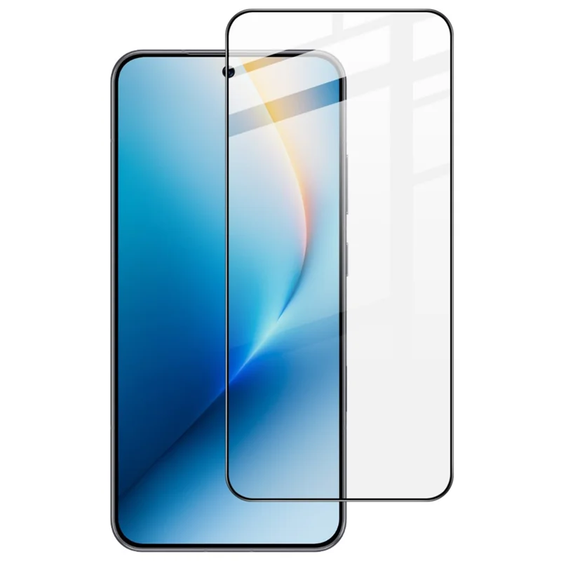 IMAK Pro+ Series For Honor Win 5G / Win RT 5G Screen Protector Full Coverage Tempered Glass Film (Fingerprint Unlock) - Black