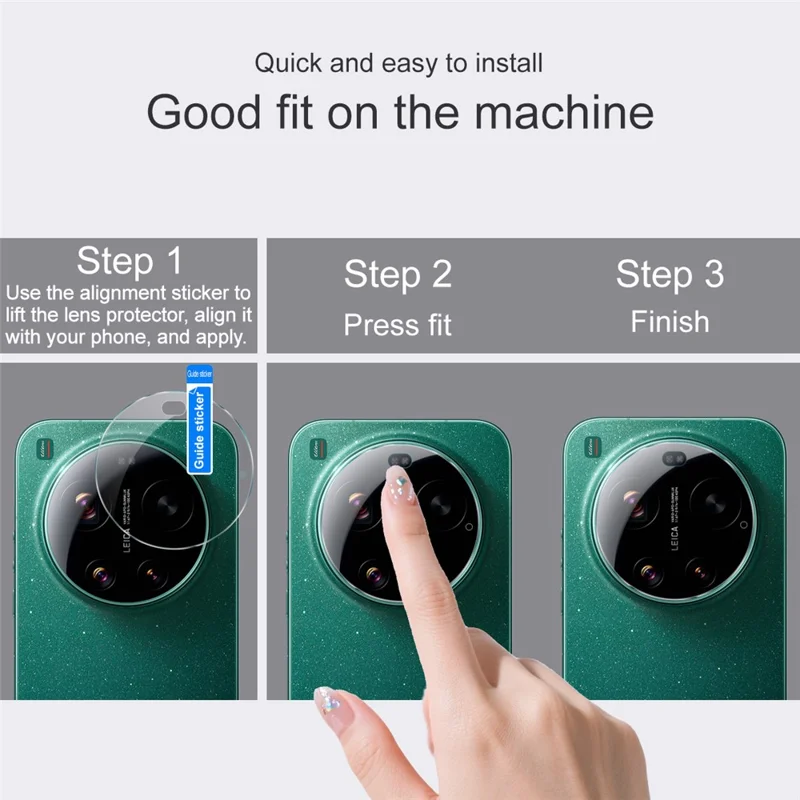 IMAK na Xiaomi 17 Ultra 5G Ochrona Obiektywu Aparatu Przezroczysta Folie z Hartowanego Szybkiego Szyby - Przezroczysta