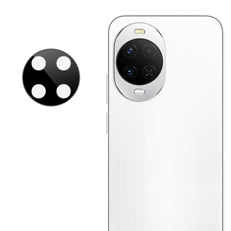 IMAK For Huawei nova 15 5G Tempered Glass Full Cover Camera Lens Protector with Self Positioning Frame - Black