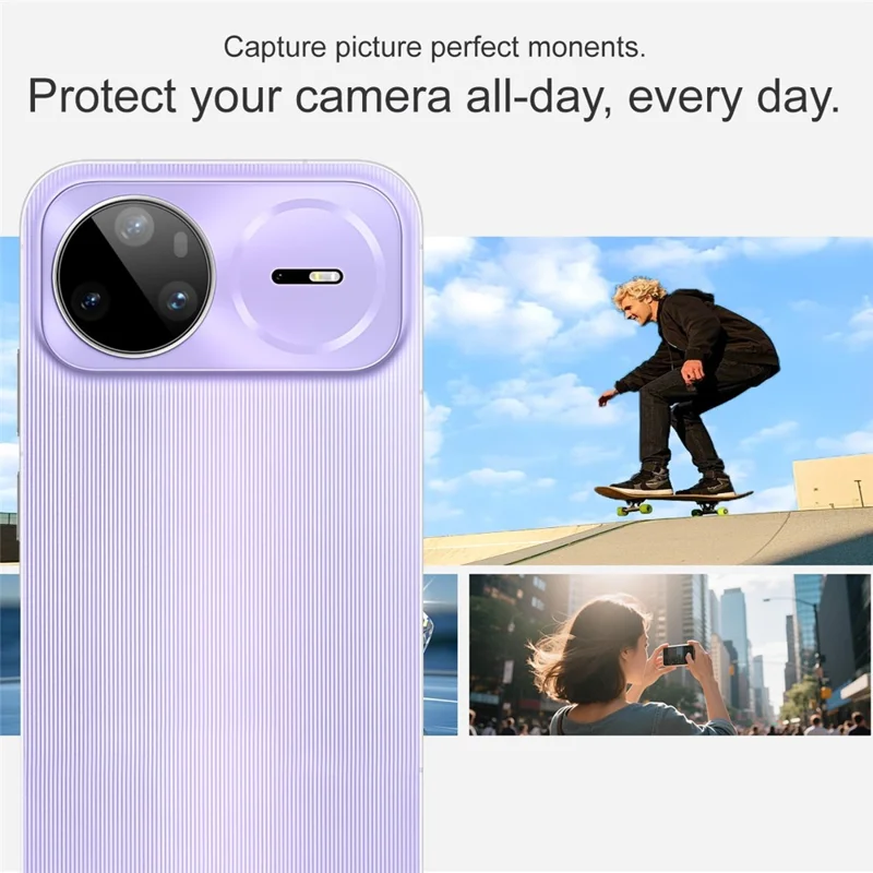 IMAK For Huawei nova 15 Pro 5G Tempered Glass Full Cover Camera Lens Protector with Self Positioning Frame - Black