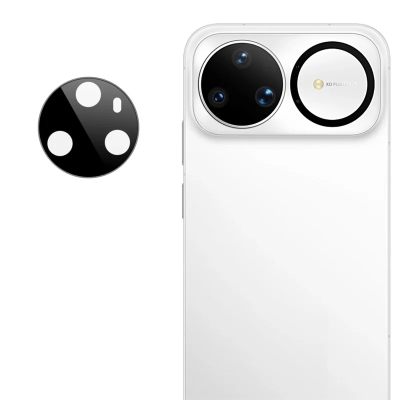 IMAK For Huawei nova 15 Ultra 5G Tempered Glass Full Cover Camera Lens Protector with Self Positioning Frame - Black