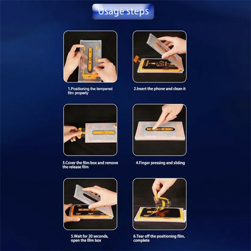 Protector de Pantalla de Vidrio Templado para Samsung Galaxy S26 / S26 Pro, Película de Pantalla Completa con Pegamento Completo con Herramienta de Instalación - Transparente