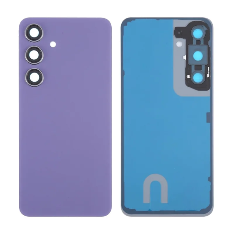 Housing de batterie pour Samsung Galaxy S24+ S926 avec couvercle d'objectif photo (sans logo) - Violet cobalt