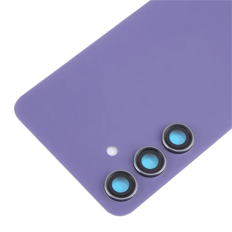 Housing de batterie pour Samsung Galaxy S24+ S926 avec couvercle d'objectif photo (sans logo) - Violet cobalt