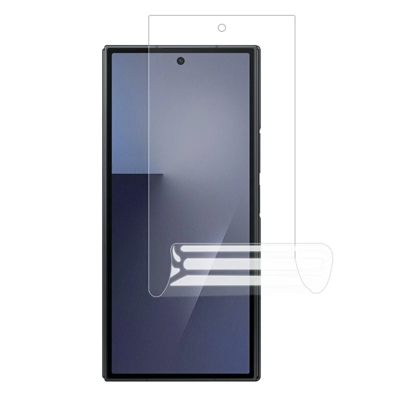 واقي شاشة لهاتف سامسونج جالاكسي Z TriFold 5G، واقي شاشة لين من الهيدروجيل TPU، واقي ضد الخدوش، طبقة شاشة كاملة - شفاف