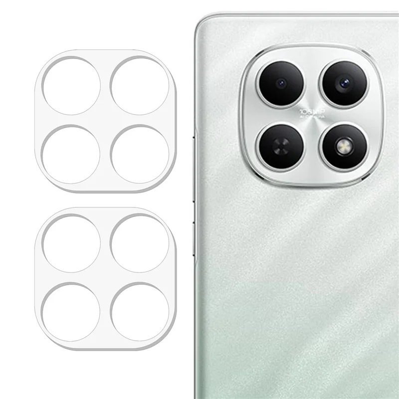 2 szt. dla Xiaomi Redmi Note 15 4G (Global) Ochrona obiektywu aparatu w pełnym zakresie, hartowane szkło z 3D zaokrąglonymi krawędziami, folia ochronna przeciwwyrzutowa - przezroczysta