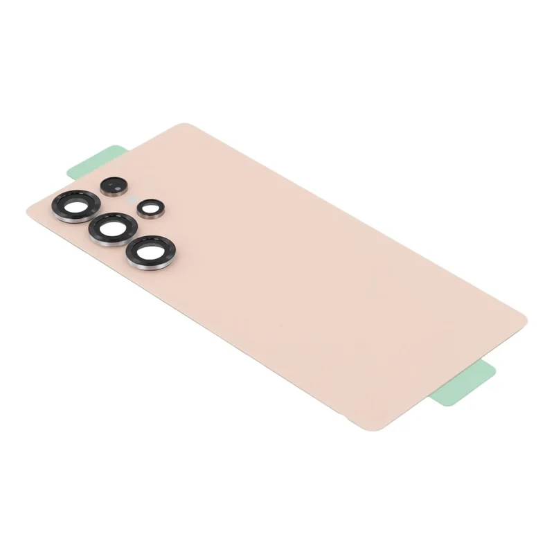 For Samsung Galaxy S25 Ultra S938 Battery Housing with Camera Lens Cover (without Logo) - Pink Gold