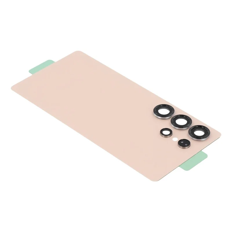 For Samsung Galaxy S25 Ultra S938 Battery Housing with Camera Lens Cover (without Logo) - Pink Gold