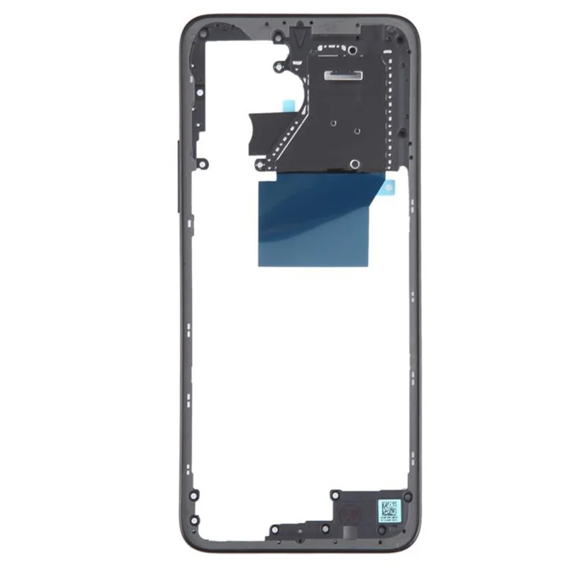 Pour Xiaomi Redmi 12 5G (Global) Pièce de Châssis Central d'Origine (Sans Logo) - Noir