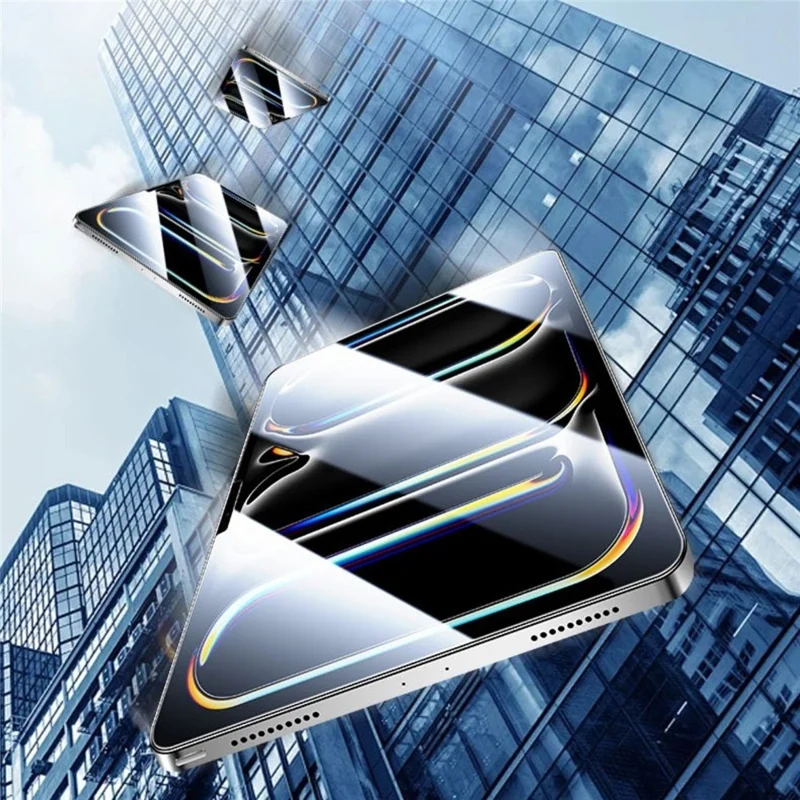 Für iPad Pro 13 (2025) / (2024) Displayschutzfolie HD gehärtetes Glas mit automatischem staubfreien Montagewerkzeug (KEINE vollständige Abdeckung) – Transparent