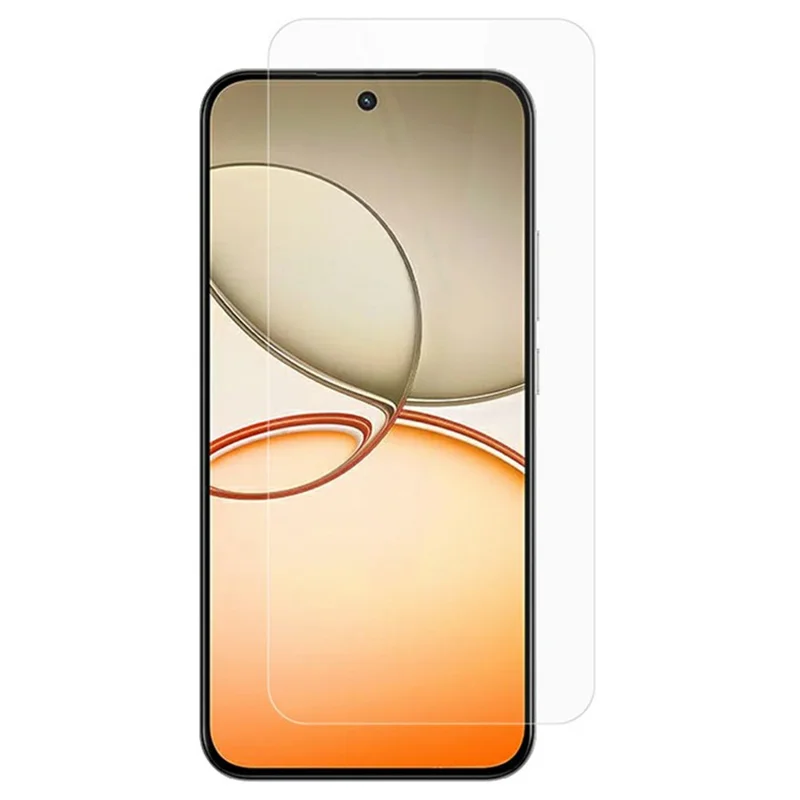 For Realme Narzo 90 5G Screen Protector 0.3mm Arc Edge Tempered Glass Film, Not Complete Coverage - Transparent