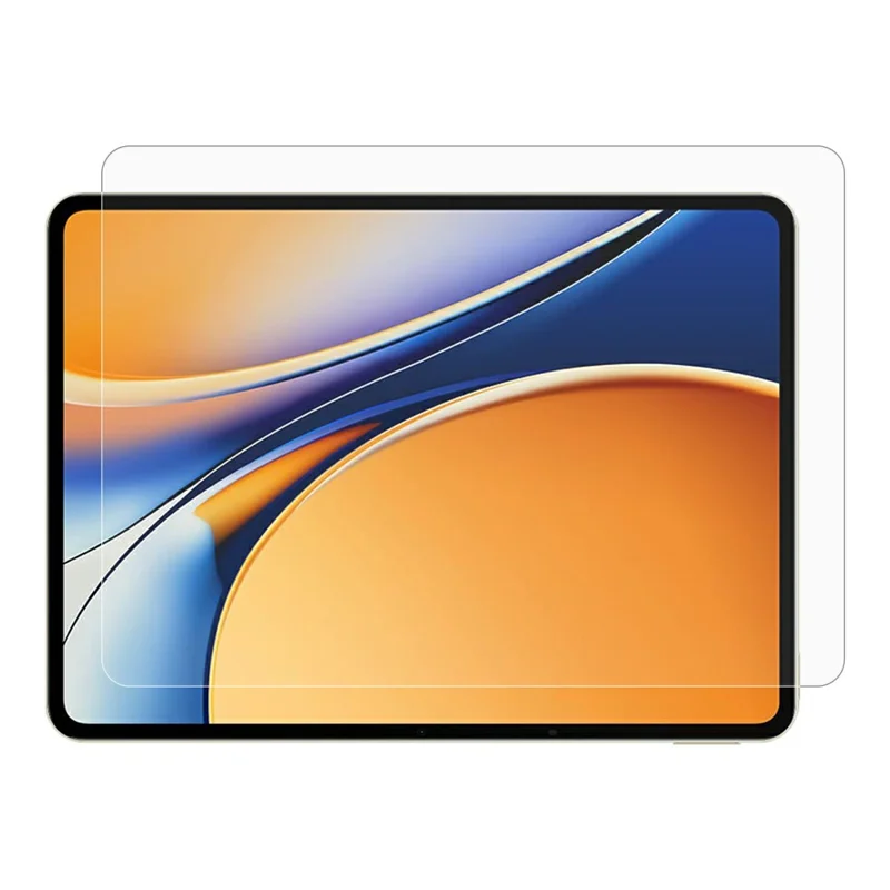 For Realme Pad 3 Tempered Glass Film 0.3mm Arc Edge HD Full Screen Protector - Transparent